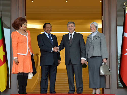 Kamerun Cumhurbaşkanı Biya Çankaya Köşkü’nde